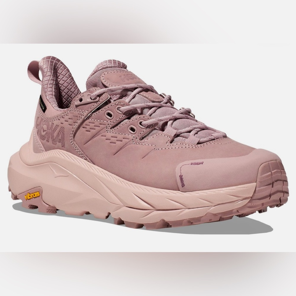 HOKA GTX Waterproof Hiking Shoe Kaha 2 Low Women’s 11.5 Men’s 10.0 Color Mauve